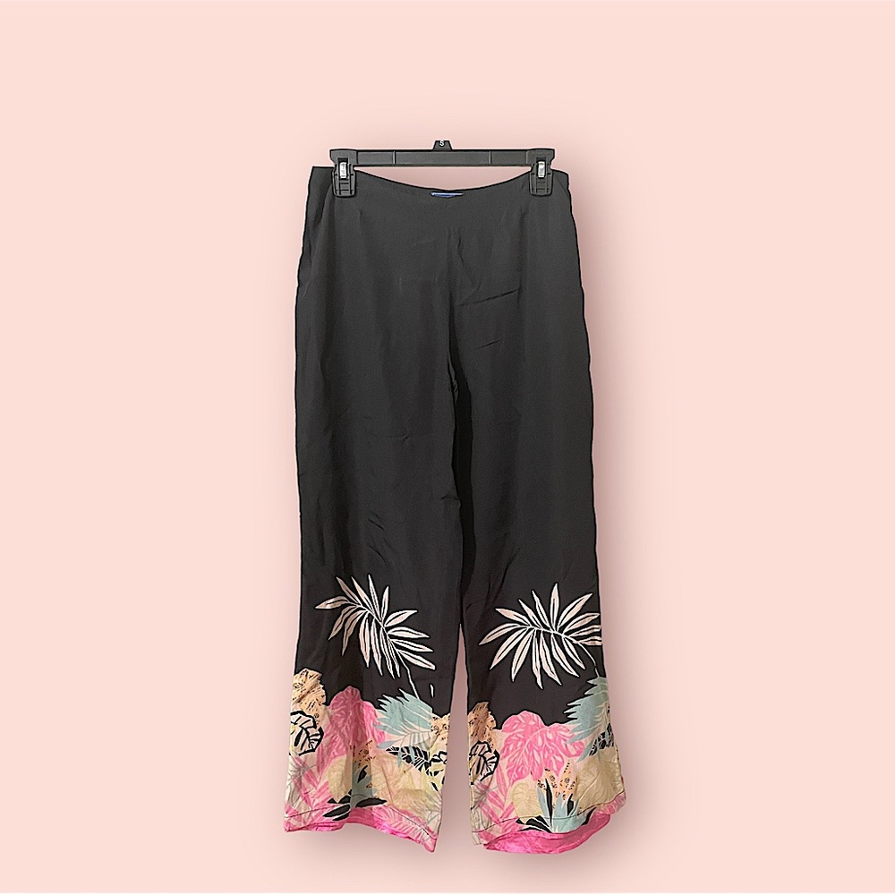 Tori Richard Silk Palazzo Pants